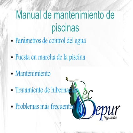 Manual de piscinas