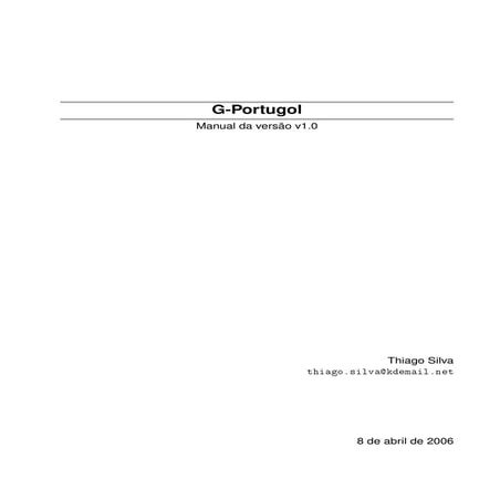 Manual de portugol