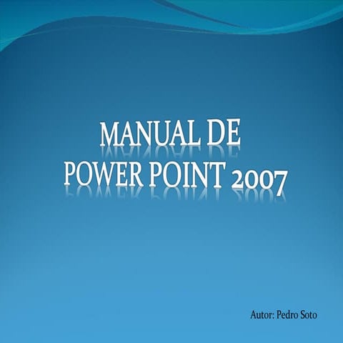 Manual de POWERPOINT 2007