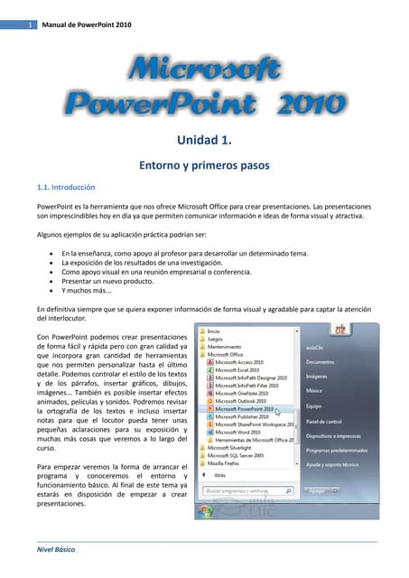 Manual de power point 2010