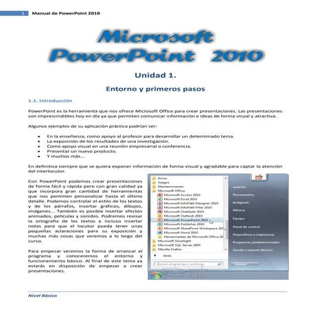 Manual de Power Point 2010