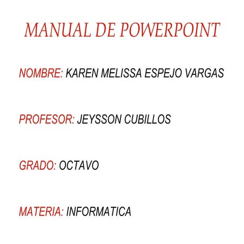 Manual de powerpoint melissa