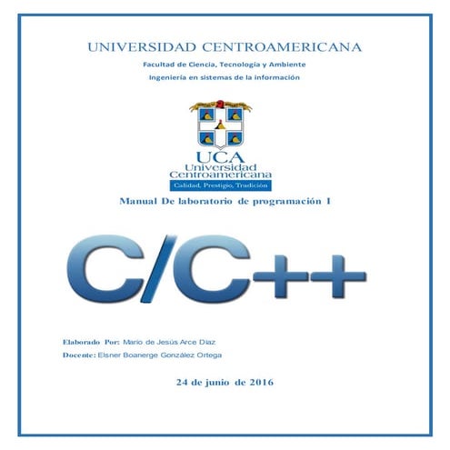 Manual de programacion