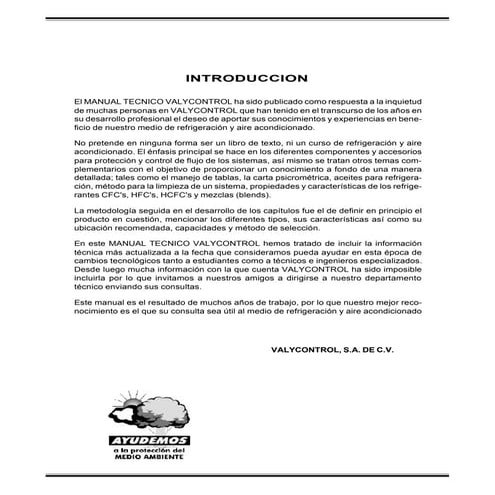 Manual De Refrigeracion.