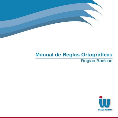 Manual de reglas ortográficas