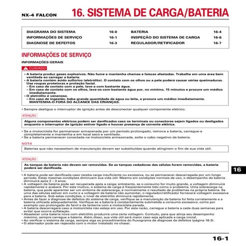 Manual de serviço ms nx 4 falcon - 00 x6b-mcg-002 bateria