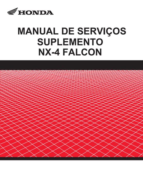 Manual de serviço cb600 f hornet ms (2006) suplemento 00x6b-mbz