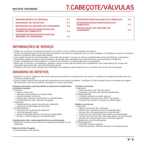 Manual de serviço nx350 sahara   00 x6b-kas-602 cabecote