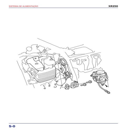 Manual de serviço xr250 alimentacao