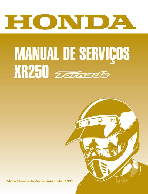 Manual de serviço xlr125 00 x6b-kfc-601 capa | PDF