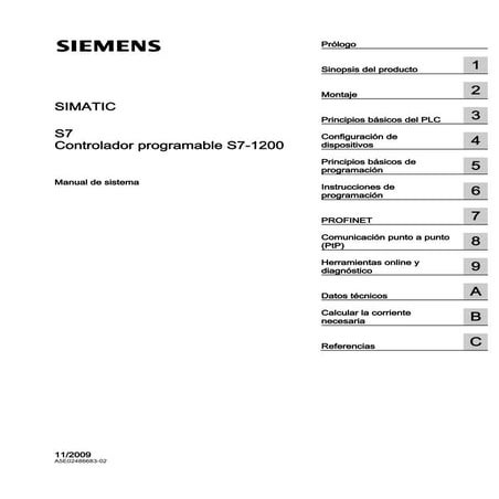 Manual de sistema_  Simatic S7 1200 