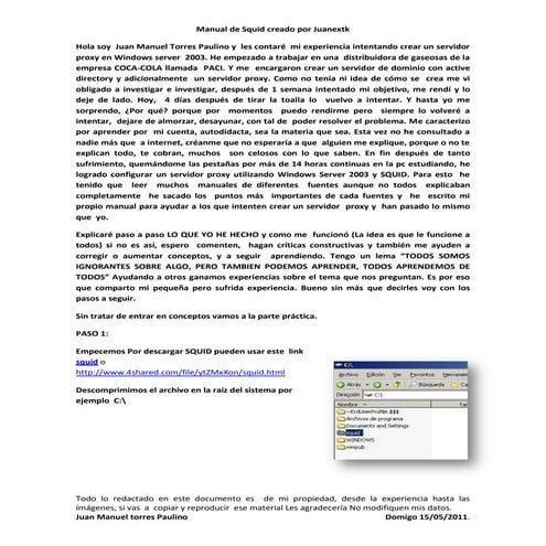 Manual de squid creado por juanextk