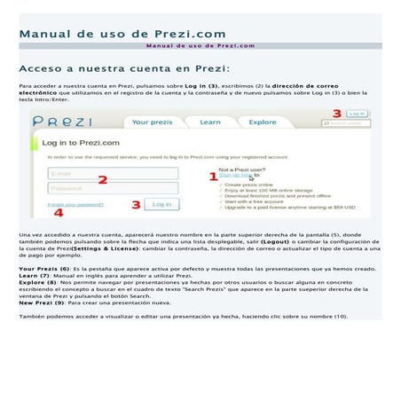 Manual de uso de Prezi | DOC