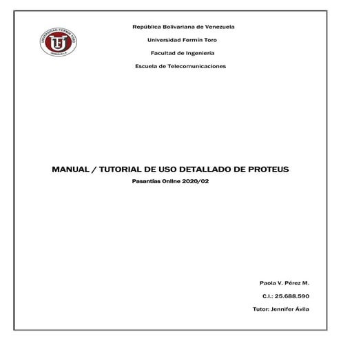 Manual de Uso Detallado de Proteus