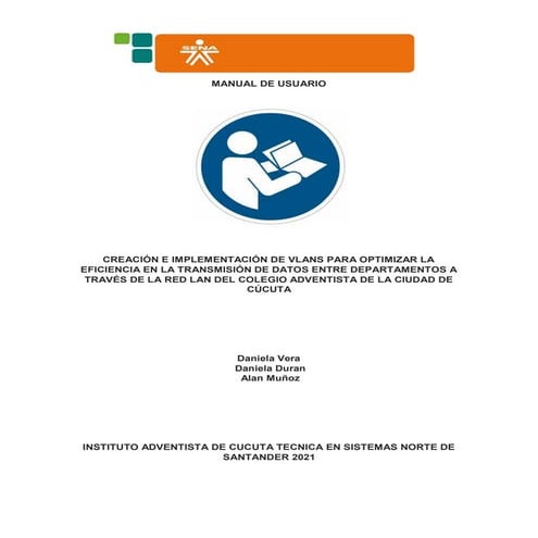 Manual de usuario configuración e implementación de uan red vlan inac grupo 2
