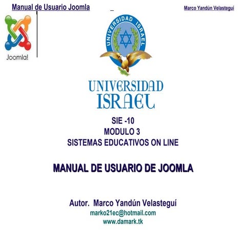 Manual De Usuario Joomla