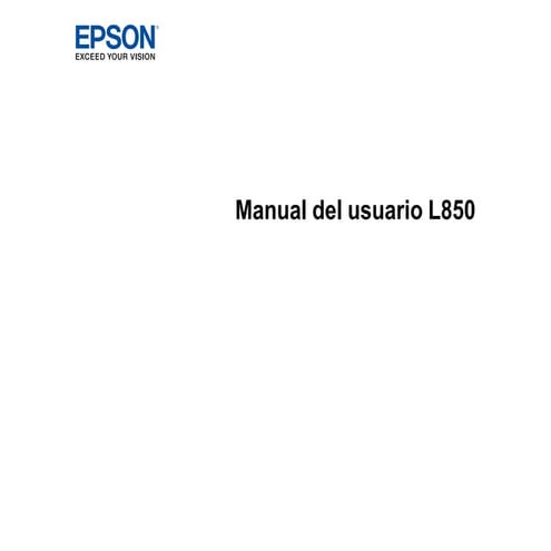 Manual de usuario l850