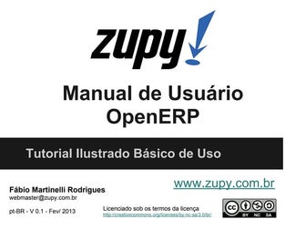 Manual de Usuario OpenErp v7 Português Brasil