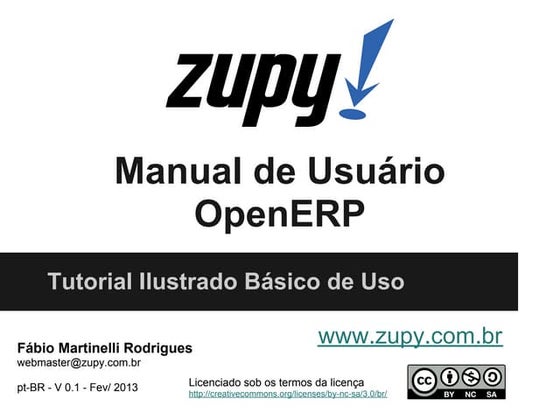 Manual de Usuario OpenErp v7 Português Brasil