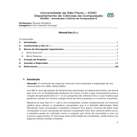 Manual Dev C++ | PDF