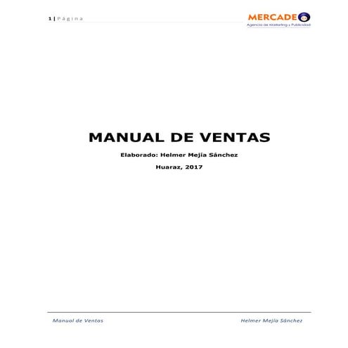 Manual de ventas