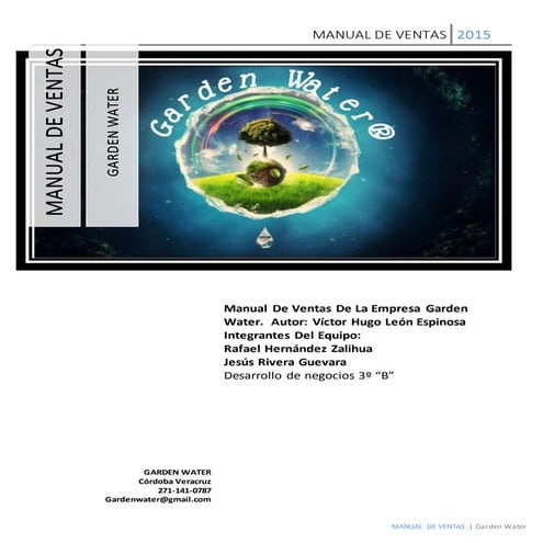 Manual de Ventas Garden Water