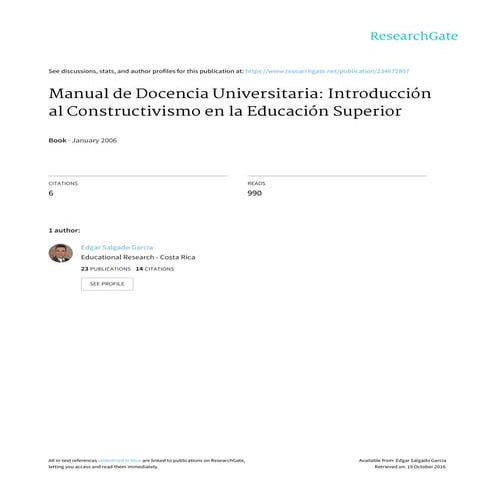 Manual docencia universitaria 2a ed