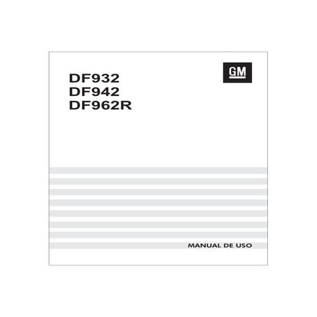 Manual do usuário Player Vectra DF932 DF942 DF962R