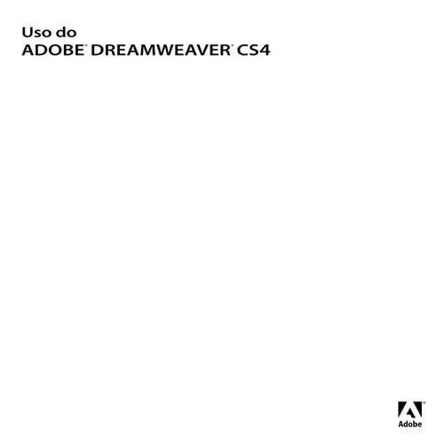 Manual dreamweaver cs4