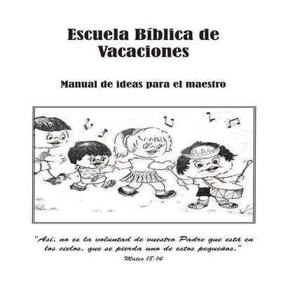 Manual  ESCUELA BIBLICA DE VERANO
