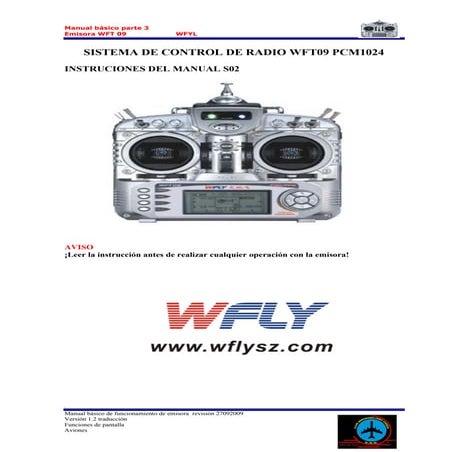 Manual Emisora Wft 09 Y 08 Parte 3 270902009 | PDF