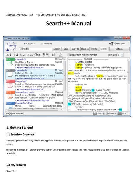 Search++ Manual