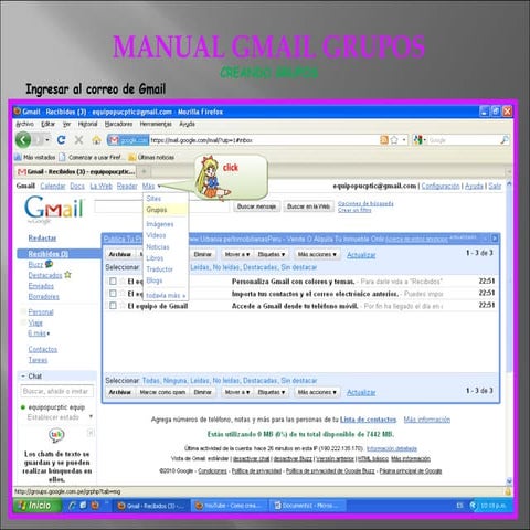 Manual en ppt de grupos google