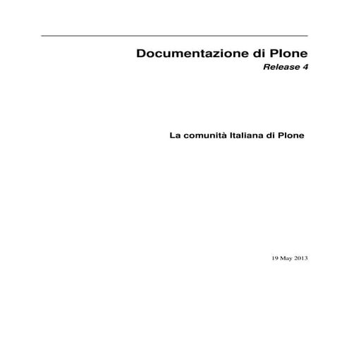 Manuale plone 4