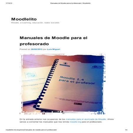Manuales de moodle para el profesorado   moodlelito