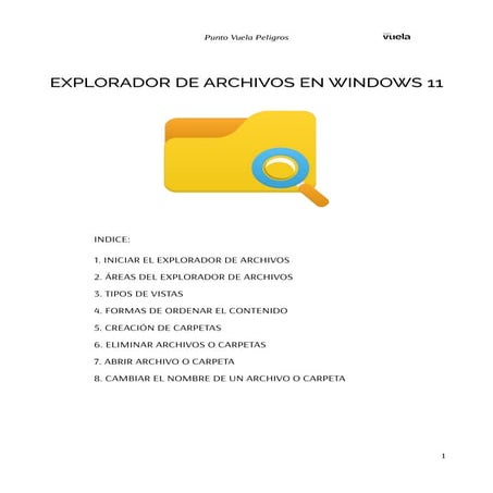 Manual sobre el explorador de archivos en Windows 11 y ejercicios (2024)