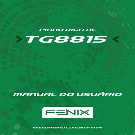 Manual do Teclado FENIX TG8815 (PORTUGUÊS)