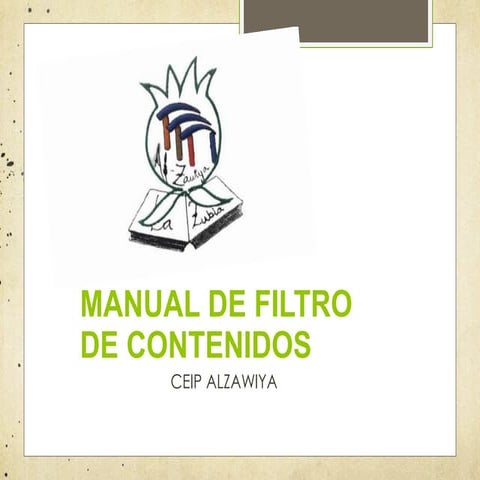 Manual filtro contenidos