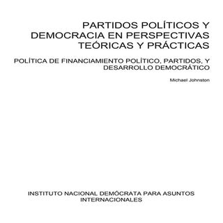 Manual financiamiento político