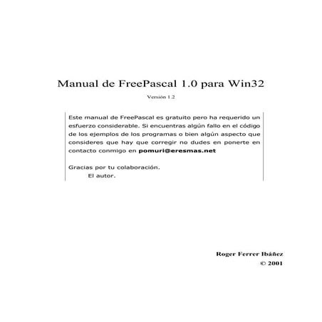 Manual Pascal