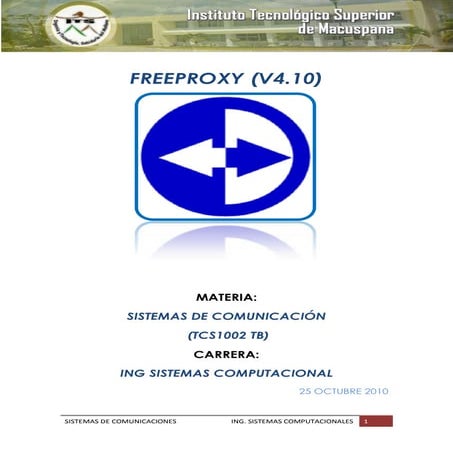 Manual freeproxy | DOCX