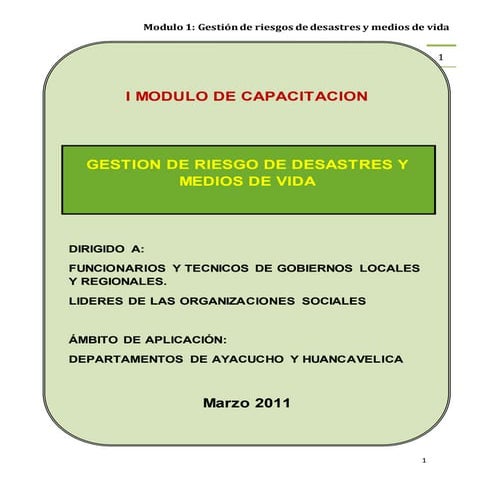 Prevencion de desastres naturales - experiencias de america latina y el ...