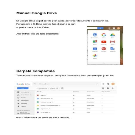 Manual de Google Drive | DOCX