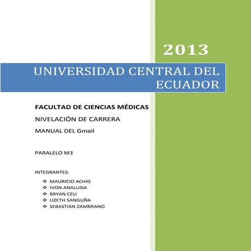 Manual Gmail grupo 8