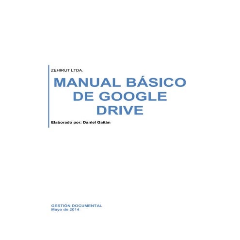 Manual google drive | PDF