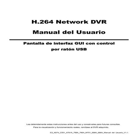 Manual h264 | PDF