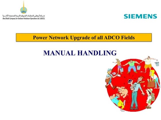 Manual Handling Training in Work Places | PPT