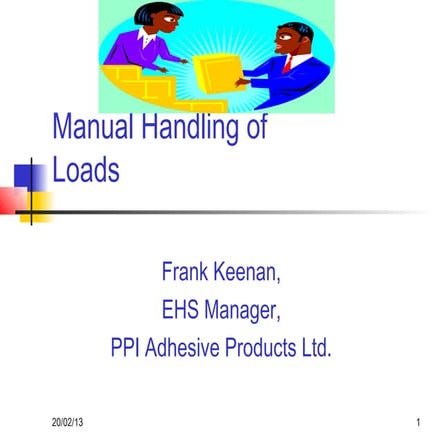 Manualhandlingofloads