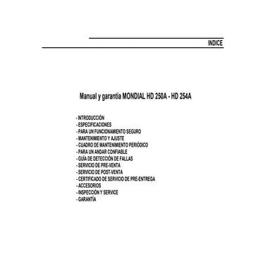 Manual Mondial ,,,,HD 250A - HD 254A.pdf