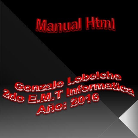 Manual html